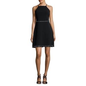 Michael Michael Kors black scallop hem dress